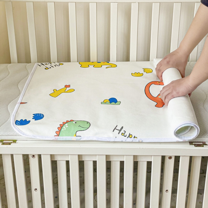 91家纺网 家纺一手货源 找家纺 富馨莱 2025年新款隔尿垫婴儿老人防水垫 多多恐龙