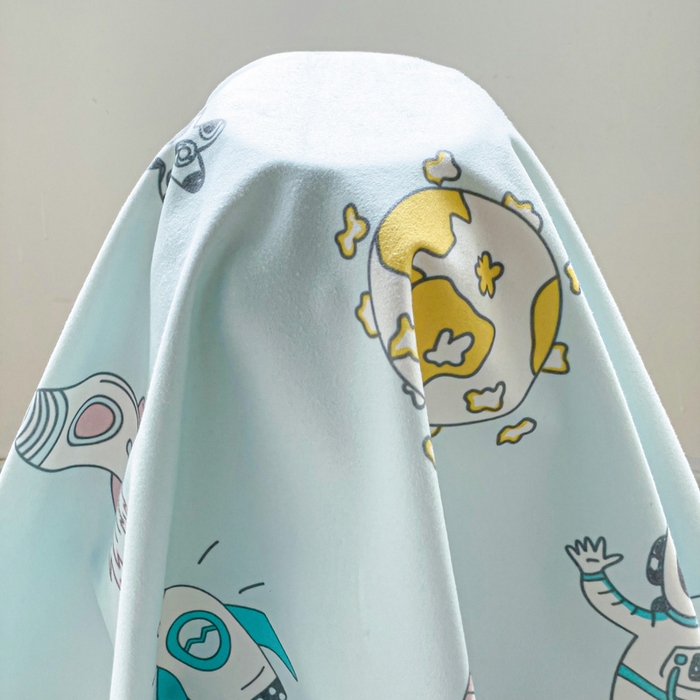 91家纺网 家纺一手货源 找家纺 富馨莱 2025年新款隔尿垫婴儿老人防水垫 太空飞船