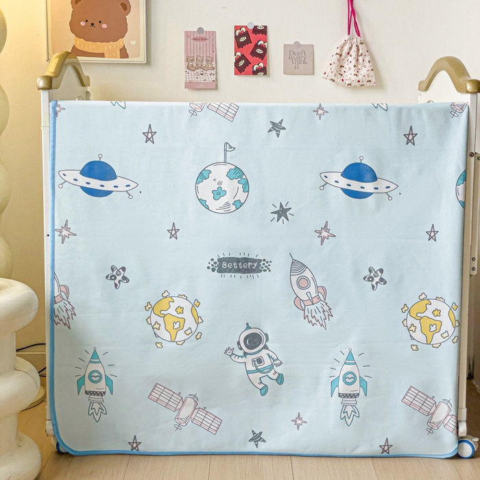 91家纺网 家纺一手货源 找家纺 富馨莱 2025年新款隔尿垫婴儿老人防水垫 太空飞船