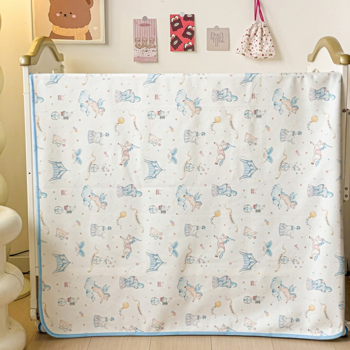 91家纺网 家纺一手货源 找家纺 富馨莱 2025年新款隔尿垫婴儿老人防水垫 小飞马