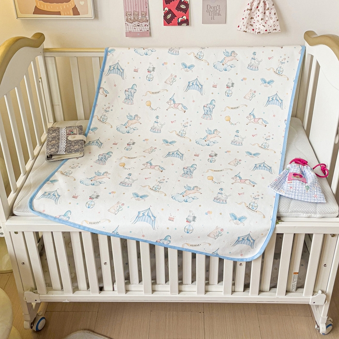 91家纺网 家纺一手货源 找家纺 富馨莱 2025年新款隔尿垫婴儿老人防水垫 小飞马