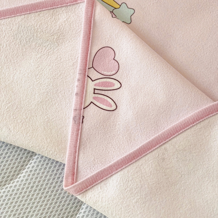 91家纺网 家纺一手货源 找家纺 富馨莱 2025年新款隔尿垫婴儿老人防水垫 星星小兔