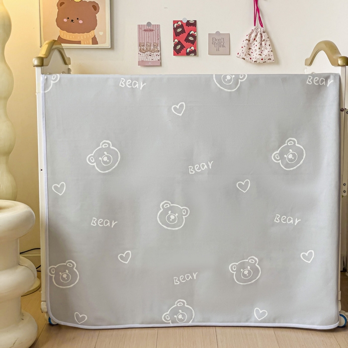 91家纺网 家纺一手货源 找家纺 富馨莱 2025年新款隔尿垫婴儿老人防水垫 熊灰灰