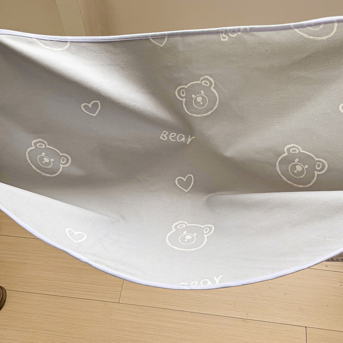 91家纺网 家纺一手货源 找家纺 富馨莱 2025年新款隔尿垫婴儿老人防水垫 熊灰灰