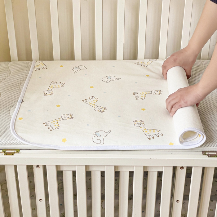 91家纺网 家纺一手货源 找家纺 富馨莱 2025年新款隔尿垫婴儿老人防水垫 长颈鹿