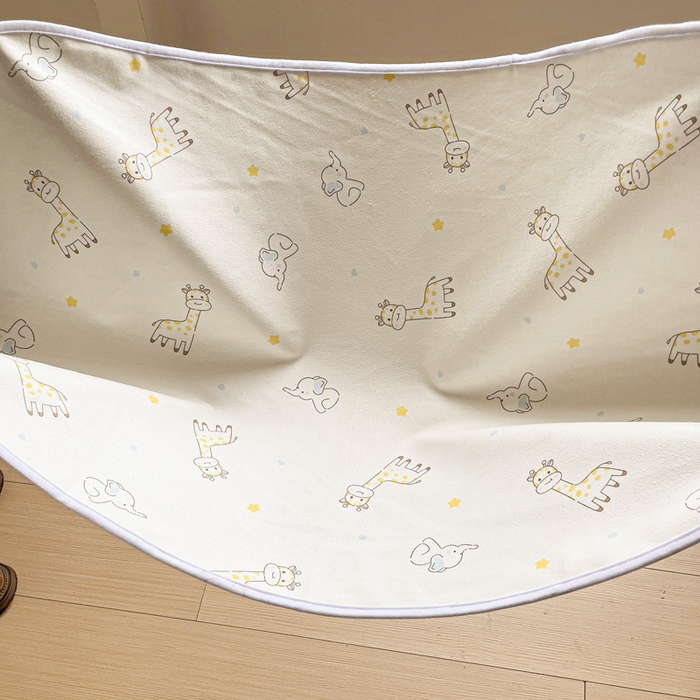 91家纺网 家纺一手货源 找家纺 富馨莱 2025年新款隔尿垫婴儿老人防水垫 长颈鹿