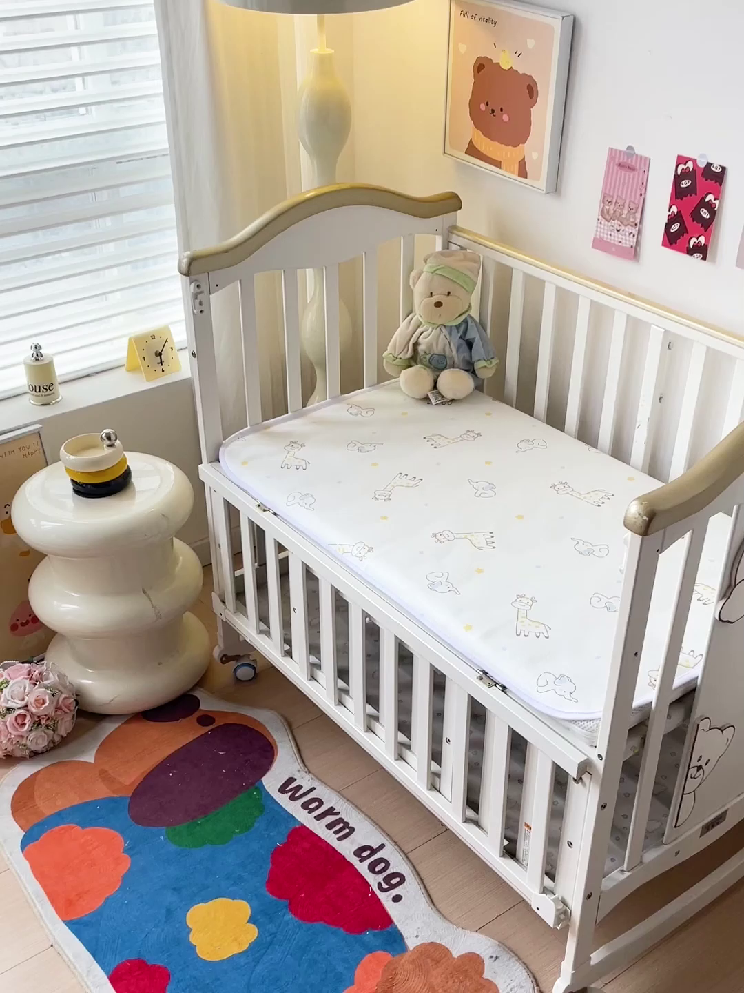 91家纺网 家纺一手货源 找家纺 富馨莱 2025年新款隔尿垫婴儿老人防水垫 长颈鹿