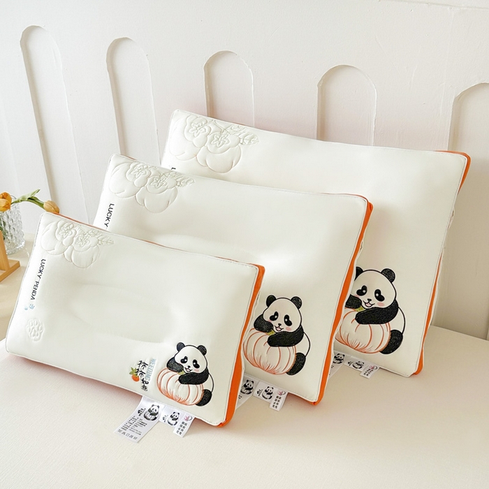 91家纺网 家纺一手货源 找家纺 （总）金牛枕芯 2025新款柿柿如意立体包边柔软亲子枕