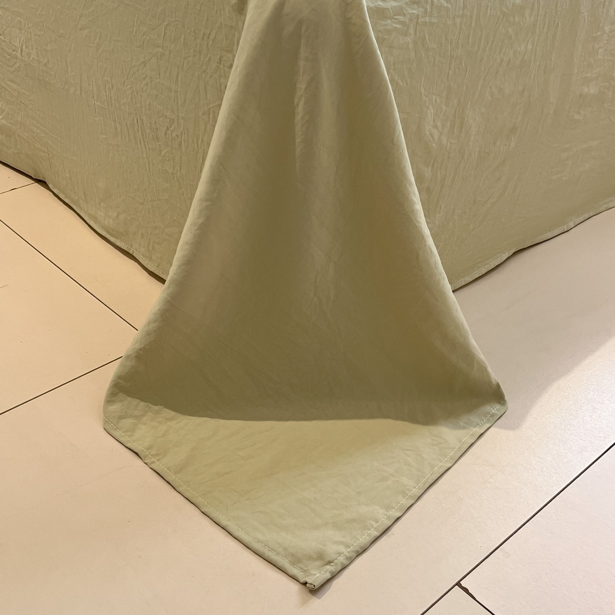 91家纺网 家纺一手货源 找家纺 （总）顾里家纺 2025新款韩系格子阳离子泡泡纱四件套-第一组