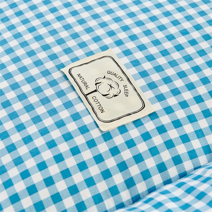 91家纺网 家纺一手货源 找家纺 默忆 2025新款水洗棉棉花被被子被芯冬被学生宿舍被子 兰格