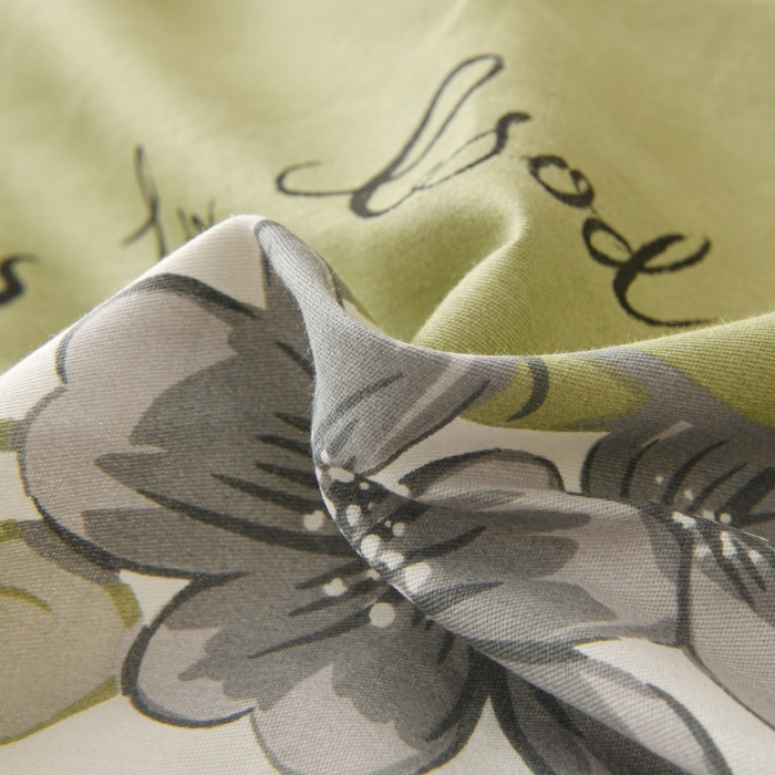 91家纺网 家纺一手货源 找家纺 宇彬家纺 2026直播新款13070全棉纯棉印花床单床笠款四件套和单被套喷气清新简约（缩水足可定做） 暗香