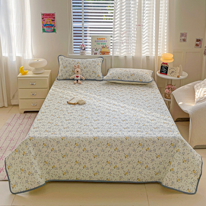 91家纺网 家纺一手货源 找家纺 （总）富馨莱 2025春夏新款纯棉夹棉单床盖床盖单件薄床垫