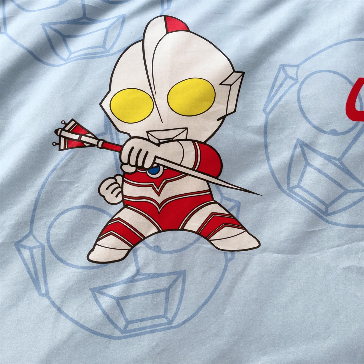 91家纺网 家纺一手货源 找家纺 名兮家居 2025-全棉纯棉13372经典奥特曼-三丽鸥学生床多件套【含防伪标】 奥特兄弟