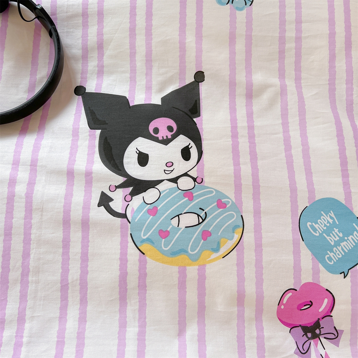 91家纺网 家纺一手货源 找家纺 名兮家居 2025-全棉纯棉13372经典奥特曼-三丽鸥学生床多件套【含防伪标】 棒棒糖