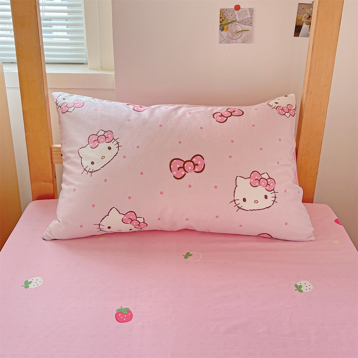 91家纺网 家纺一手货源 找家纺 名兮家居 2025-全棉纯棉13372经典奥特曼-三丽鸥学生床多件套【含防伪标】 呆萌kt