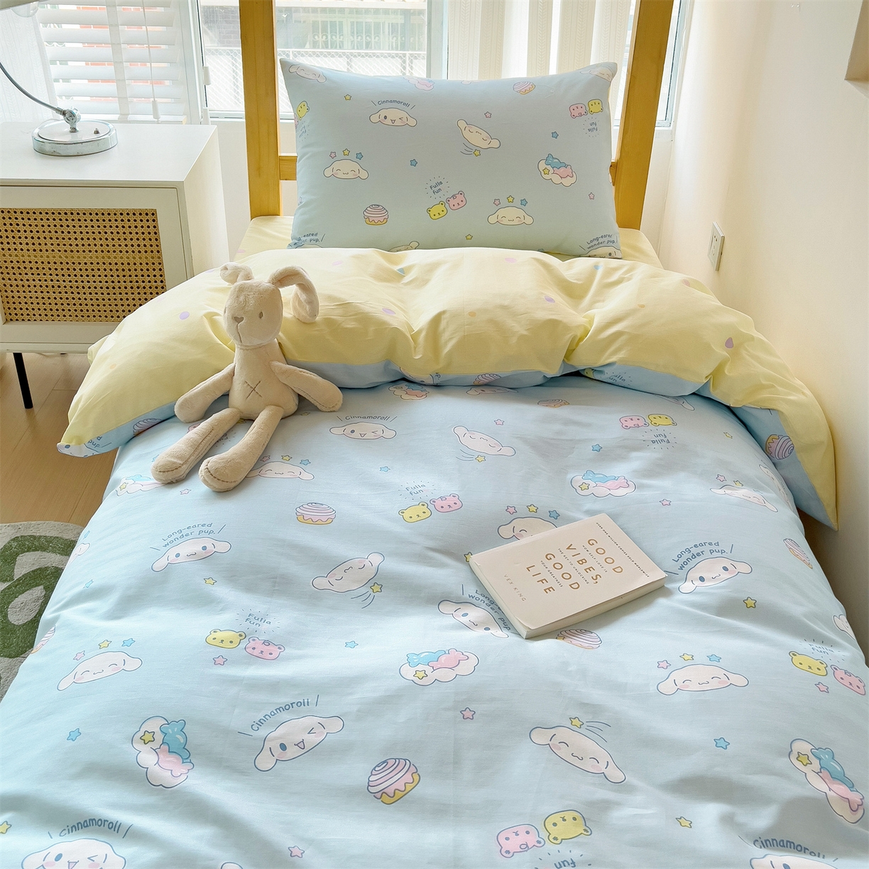 名兮家居 2025-全棉纯棉13372经典奥特曼-三丽鸥学生床多件套【含防伪标】 蛋糕玉桂狗