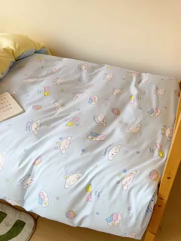 91家纺网 家纺一手货源 找家纺 名兮家居 2025-全棉纯棉13372经典奥特曼-三丽鸥学生床多件套【含防伪标】 蛋糕玉桂狗