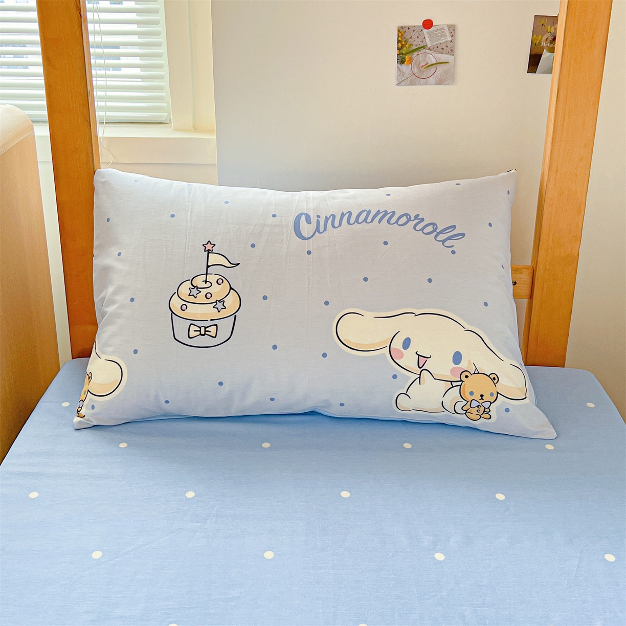 91家纺网 家纺一手货源 找家纺 名兮家居 2025-全棉纯棉13372经典奥特曼-三丽鸥学生床多件套【含防伪标】 点点玉桂狗