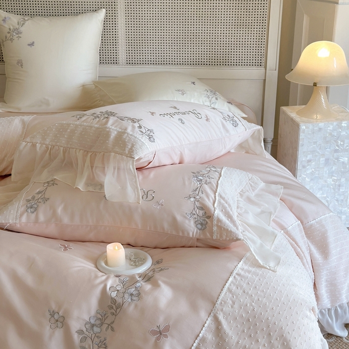 91家纺网 家纺一手货源 找家纺 （总）MIU缪家居 2023新款悠悠假日系列100支全棉四件套