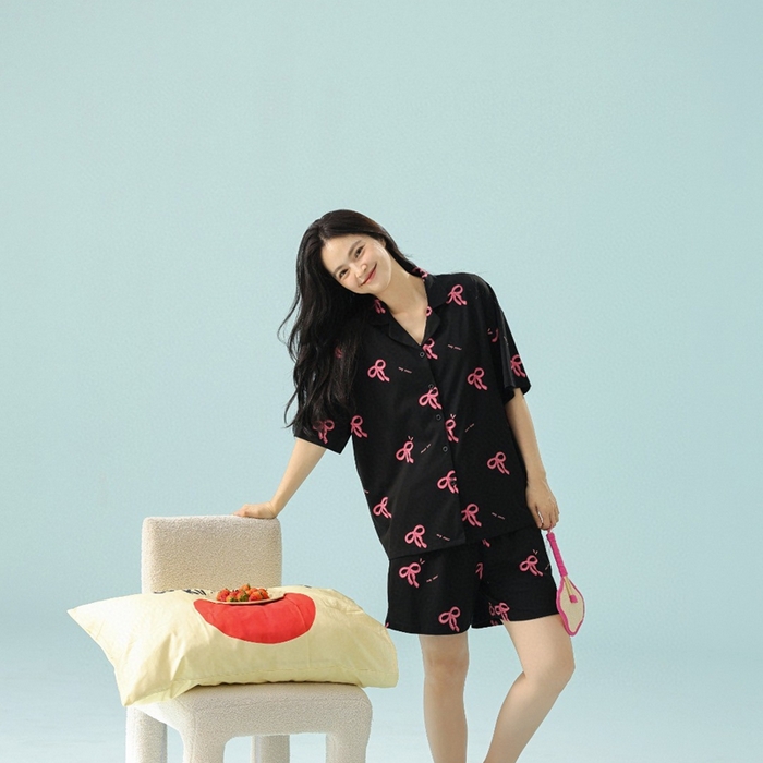 91家纺网 家纺一手货源 找家纺 （总）妍景家居生活馆 2025新款满印蝴蝶结短裤款