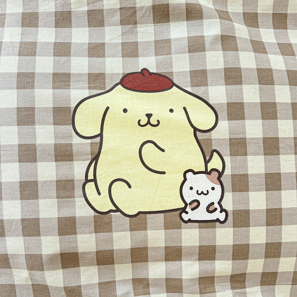 91家纺网 家纺一手货源 找家纺 名兮家居 2025-全棉纯棉13372经典奥特曼-三丽鸥学生床多件套【含防伪标】 焦糖布丁狗