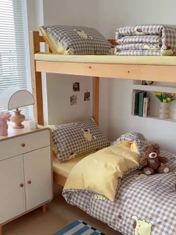 91家纺网 家纺一手货源 找家纺 名兮家居 2025-全棉纯棉13372经典奥特曼-三丽鸥学生床多件套【含防伪标】 焦糖布丁狗