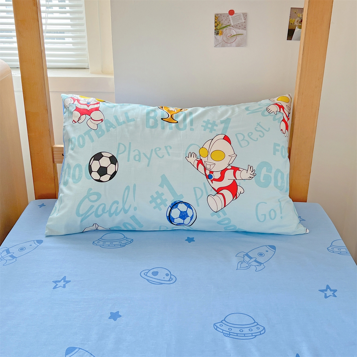 91家纺网 家纺一手货源 找家纺 名兮家居 2025-全棉纯棉13372经典奥特曼-三丽鸥学生床多件套【含防伪标】 世界杯