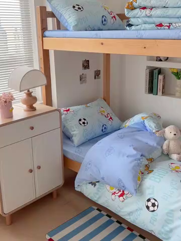 91家纺网 家纺一手货源 找家纺 名兮家居 2025-全棉纯棉13372经典奥特曼-三丽鸥学生床多件套【含防伪标】 世界杯