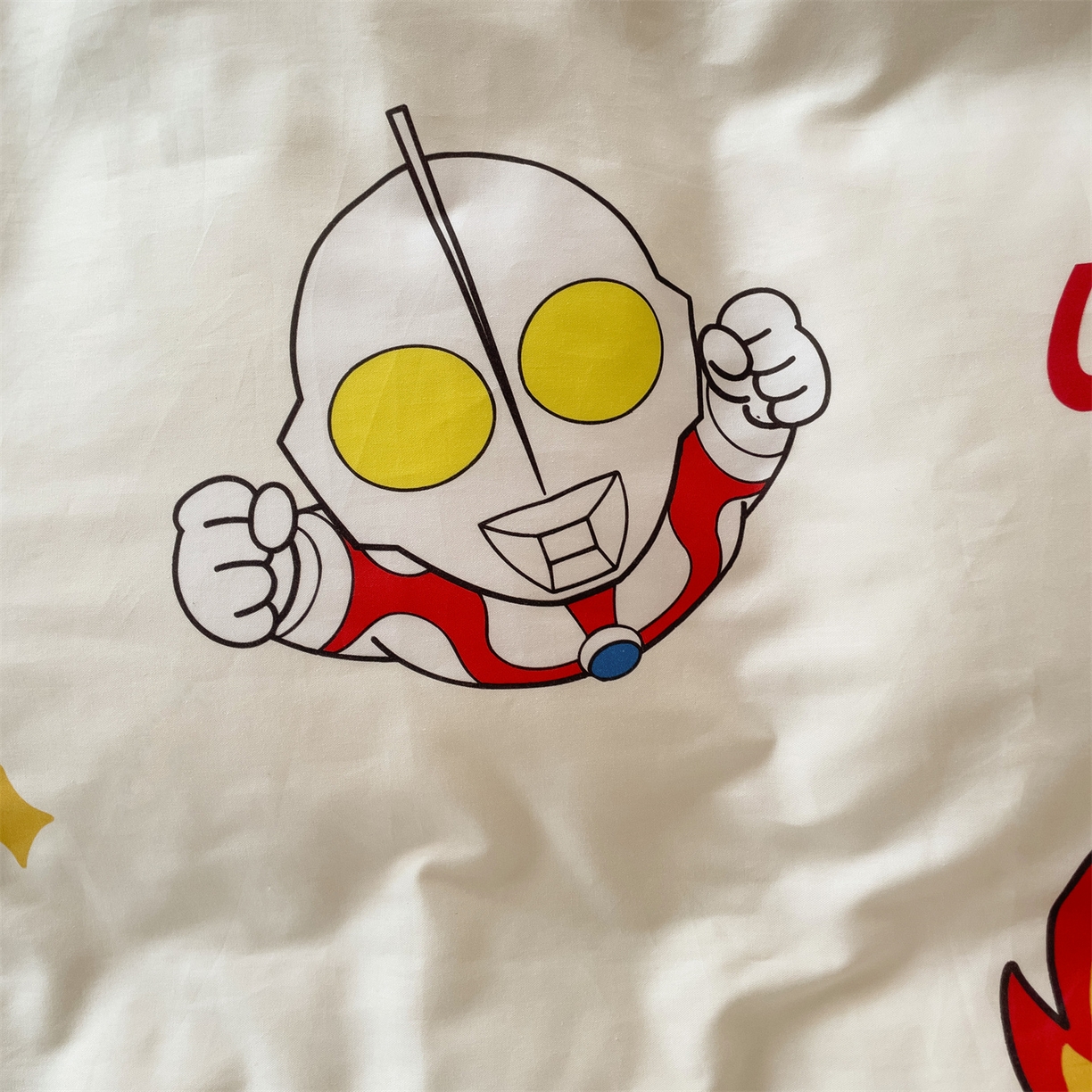 91家纺网 家纺一手货源 找家纺 名兮家居 2025-全棉纯棉13372经典奥特曼-三丽鸥学生床多件套【含防伪标】 咸蛋超人