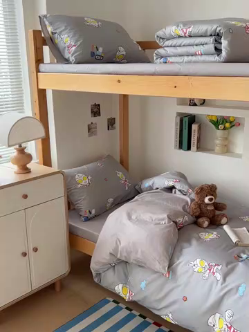 91家纺网 家纺一手货源 找家纺 名兮家居 2025-全棉纯棉13372经典奥特曼-三丽鸥学生床多件套【含防伪标】 宇宙小分队