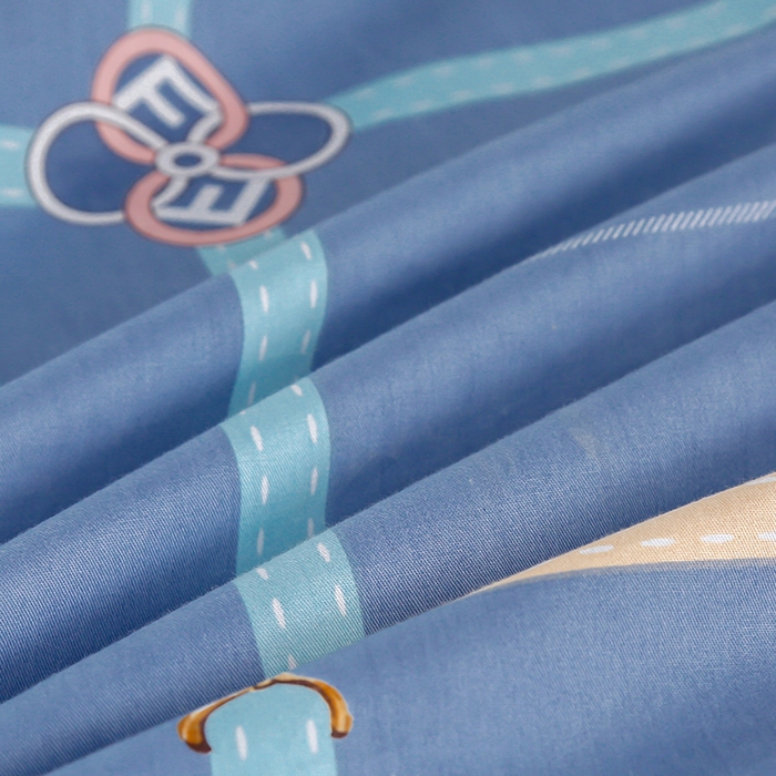 91家纺网 家纺一手货源 找家纺 乐旗家纺 2025新款13372全棉床笠款学生宿舍三件套六件套多件套 萨尔