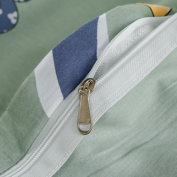 91家纺网 家纺一手货源 找家纺 乐旗家纺 2025新款13372全棉床笠款学生宿舍三件套六件套多件套 维卡