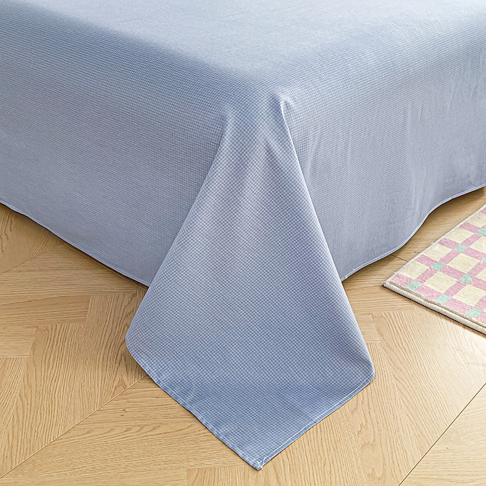 91家纺网 家纺一手货源 找家纺 禧安居 2025新款高支高密活性印染全棉印花床单单床单（支持定制尺寸） 雨蝶