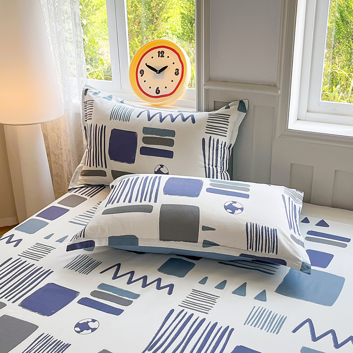 91家纺网 家纺一手货源 找家纺 （总）禧安居 2025新款高支高密活性印染全棉枕套单枕套