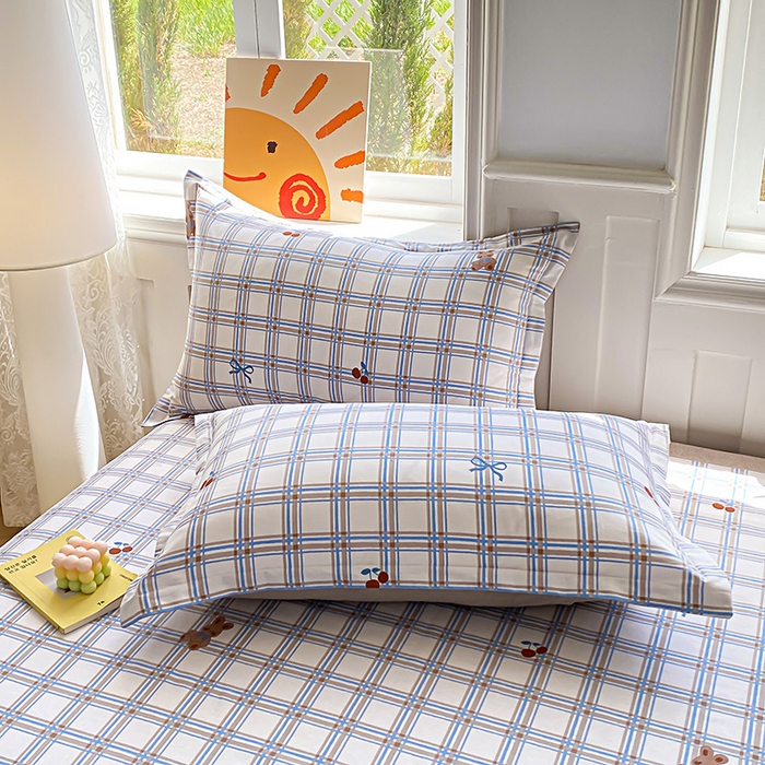 91家纺网 家纺一手货源 找家纺 （总）禧安居 2025新款高支高密活性印染全棉枕套单枕套