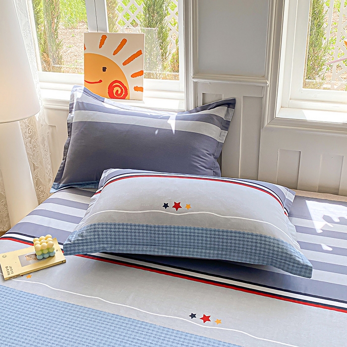 91家纺网 家纺一手货源 找家纺 （总）禧安居 2025新款高支高密活性印染全棉枕套单枕套