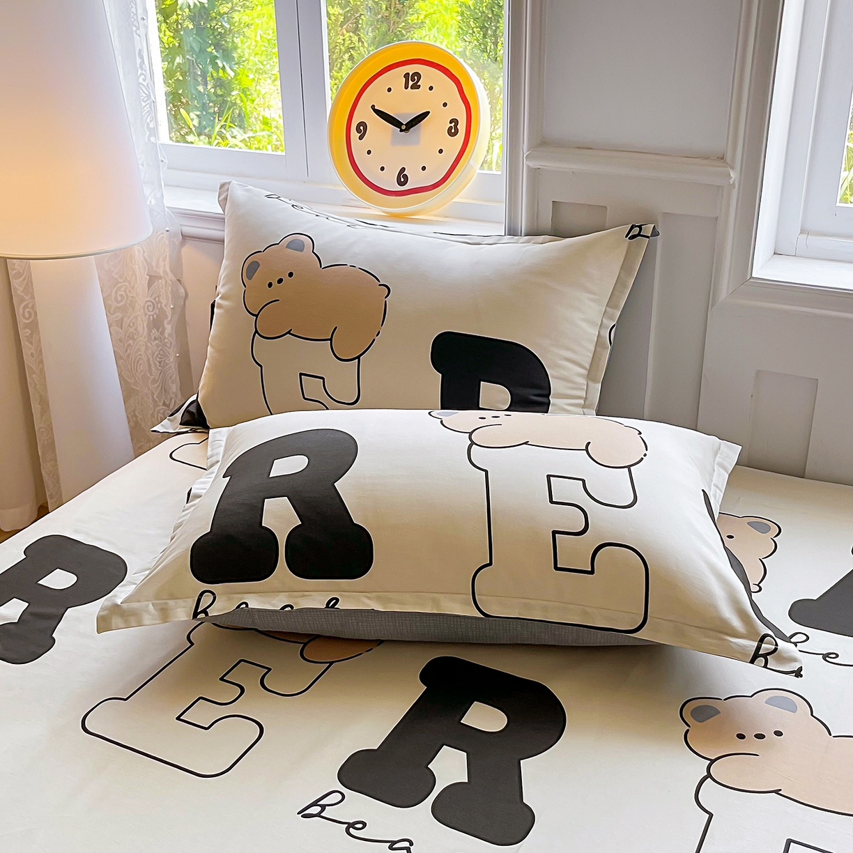 91家纺网 家纺一手货源 找家纺 （总）禧安居 2025新款高支高密活性印染全棉枕套单枕套