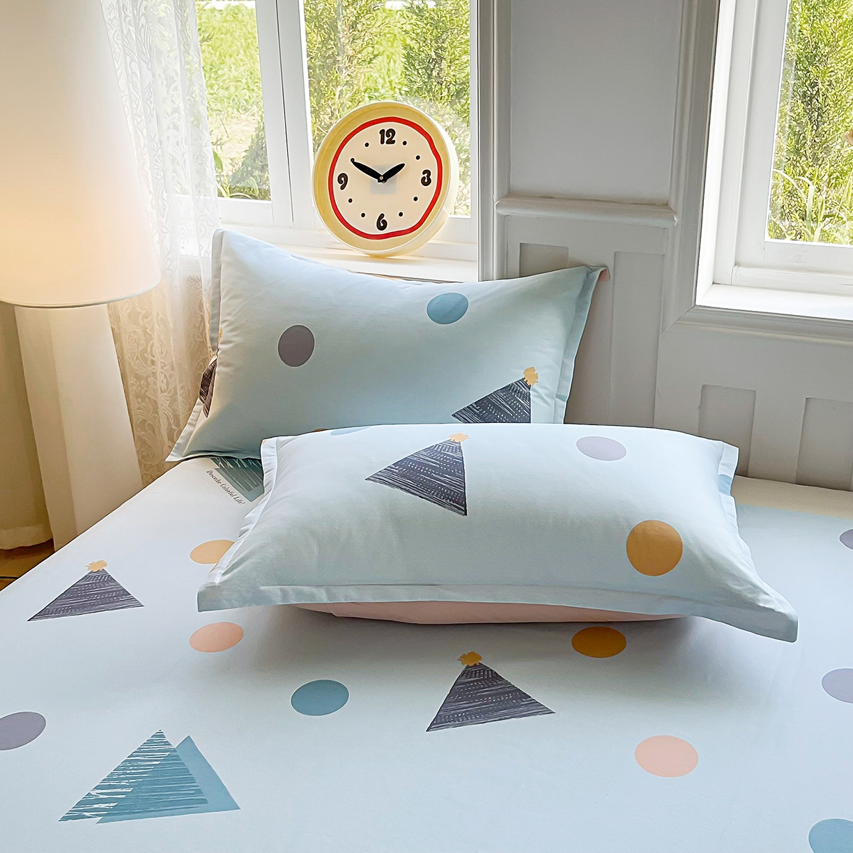 91家纺网 家纺一手货源 找家纺 （总）禧安居 2025新款高支高密活性印染全棉枕套单枕套