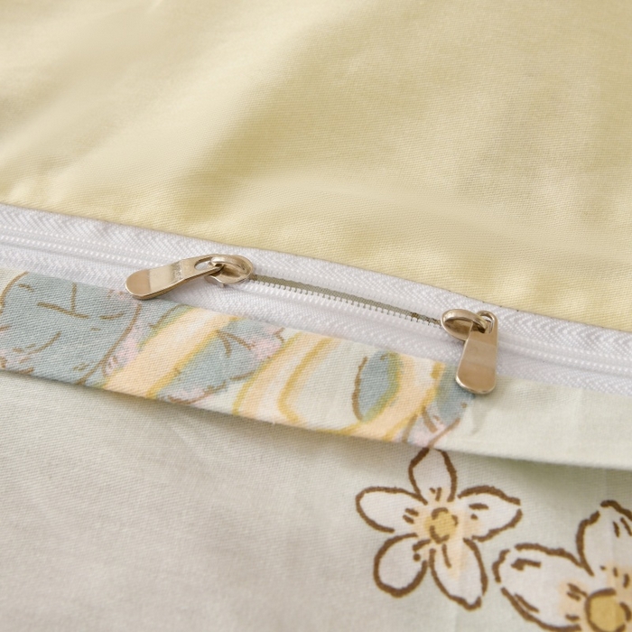 91家纺网 家纺一手货源 找家纺 宇彬家纺 2026直播新款13070全棉纯棉印花床单床笠款四件套和单被套喷气清新简约（缩水足可定做） 硕果