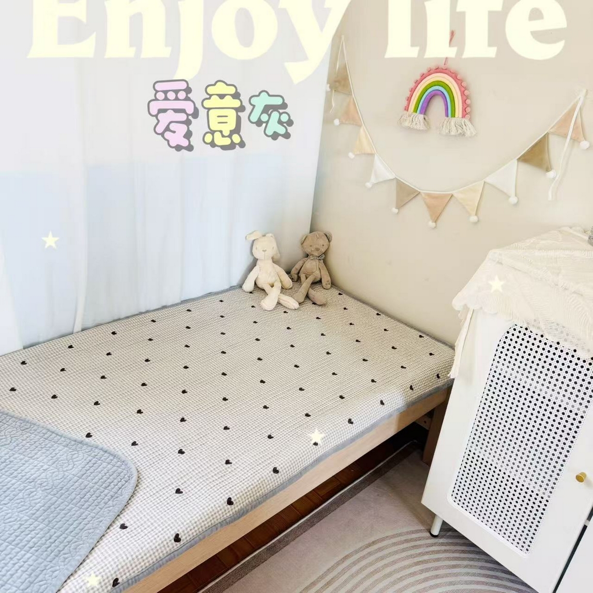 91家纺网 家纺一手货源 找家纺 （总）希朵 2025新款两面可用棉绒水洗学生床盖