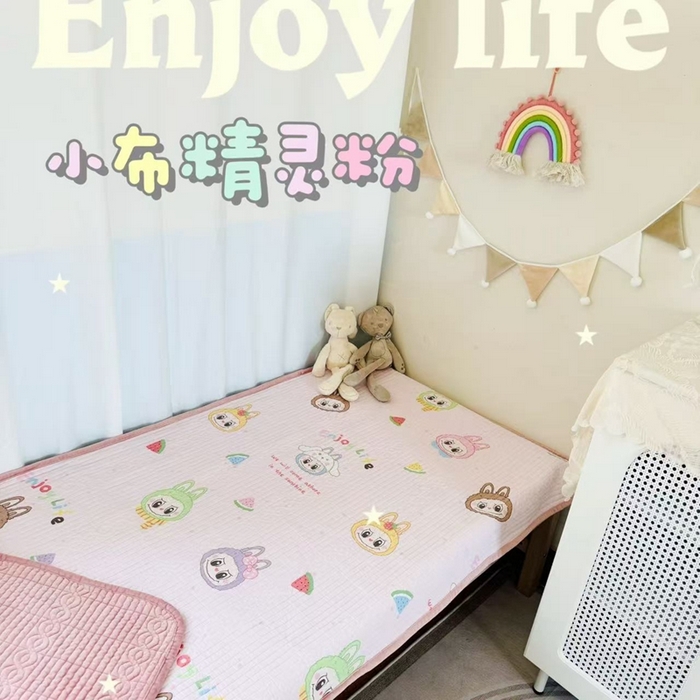 91家纺网 家纺一手货源 找家纺 （总）希朵 2025新款两面可用棉绒水洗学生床盖