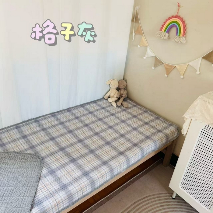 91家纺网 家纺一手货源 找家纺 （总）希朵 2025新款两面可用棉绒水洗学生床盖