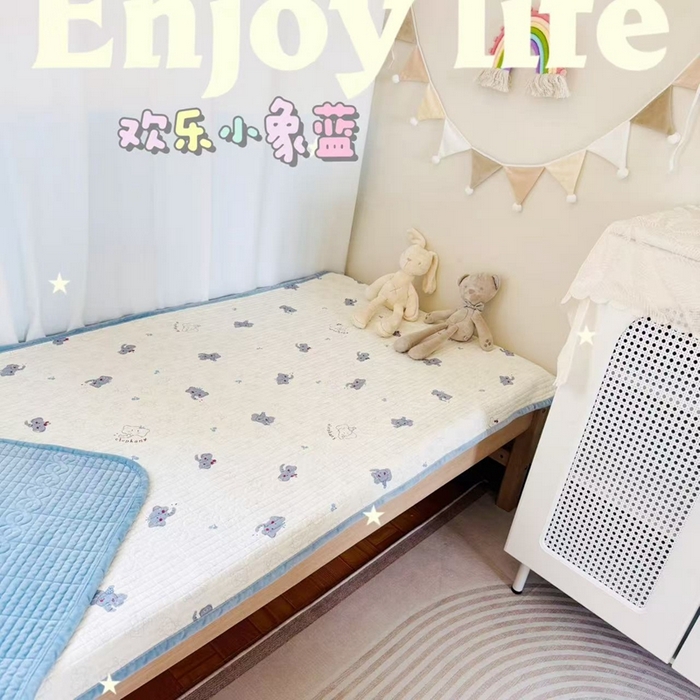 91家纺网 家纺一手货源 找家纺 （总）希朵 2025新款两面可用棉绒水洗学生床盖