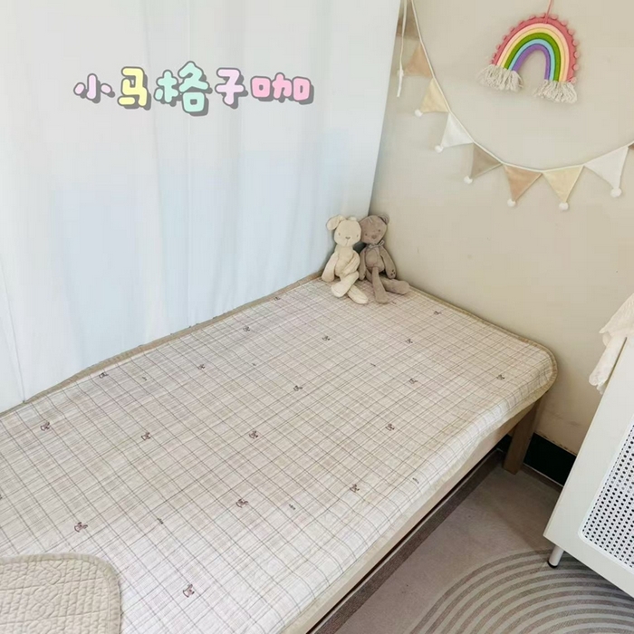 91家纺网 家纺一手货源 找家纺 （总）希朵 2025新款两面可用棉绒水洗学生床盖