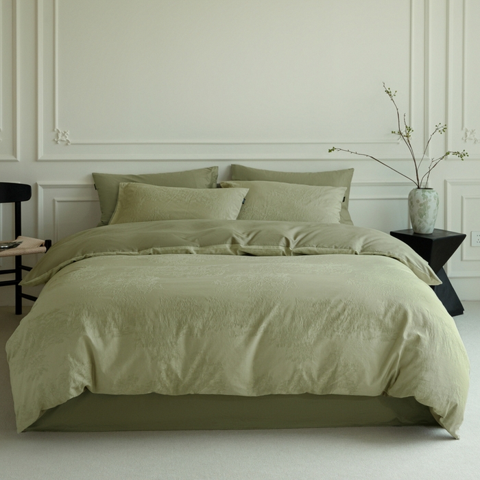 91家纺网 家纺一手货源 找家纺 （总）宜代光年 2025新款厚织全棉大提花极有家系列四件套