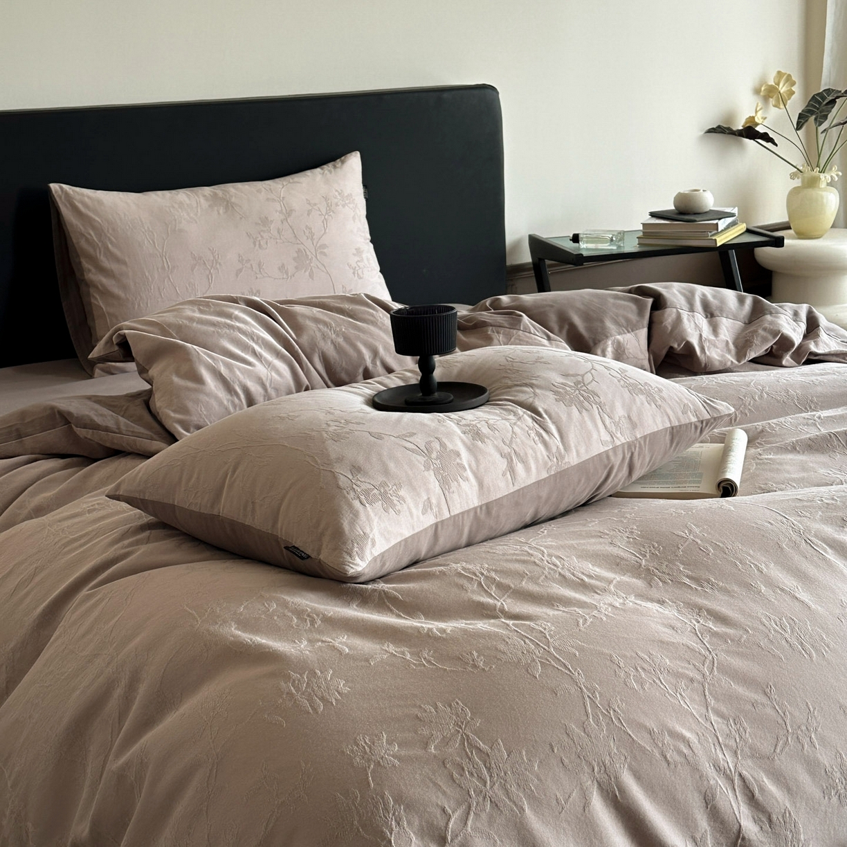 91家纺网 家纺一手货源 找家纺 （总）宜代光年 2025新款厚织全棉大提花系列四件套