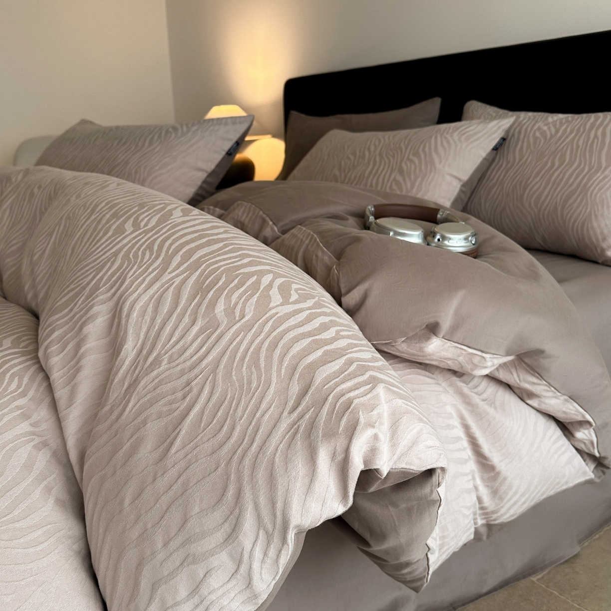 宜代光年 2025新款厚织全棉大提花系列四件套 画谷