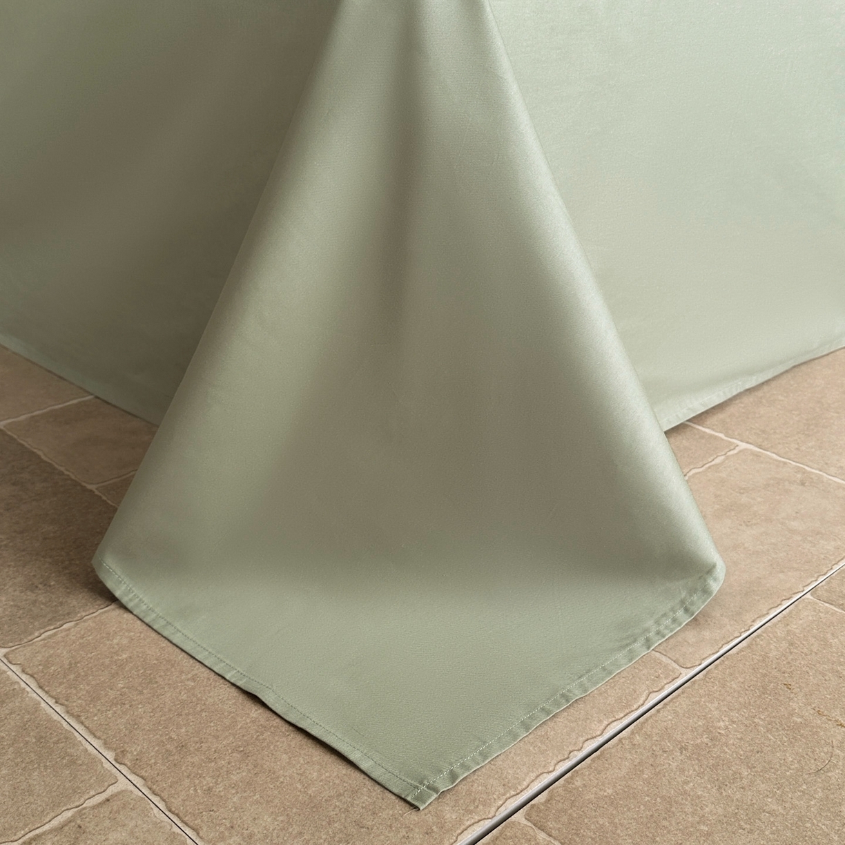 91家纺网 家纺一手货源 找家纺 宜代光年 2025新款厚织全棉大提花系列四件套 柠初-浅绿