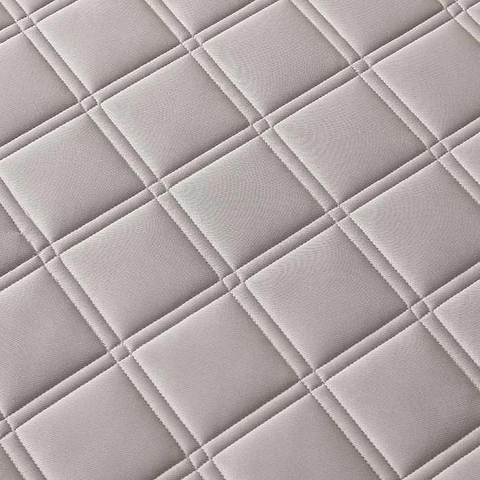 91家纺网 家纺一手货源 找家纺 丽诺床垫 2025新款提花乳胶记忆棉三明治学生床垫 灰色