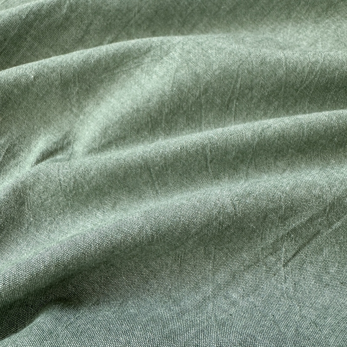 91家纺网 家纺一手货源 找家纺 北欧良品2025新款色织水洗棉学生单品床单 纯棉-草绿